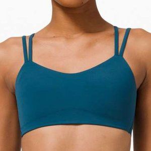 Lululemon Like a Cloud Bra Blue Borealis Sz 8